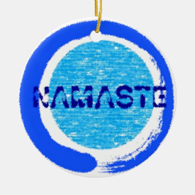 Zen Namaste - Les ornements de Yoga Xmas (Devant)