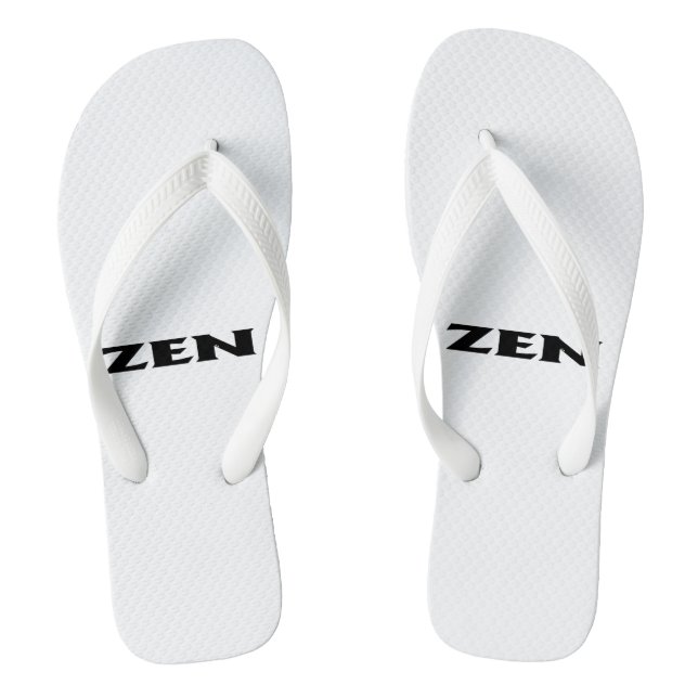 Zen noir blanc grand tongs (Semelle)