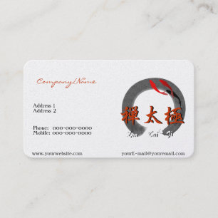 Zen Tai Ji avec Carte de visite Kois