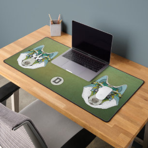 Zenart motif Husky Dog Blue Husky Face