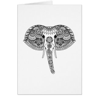 carte de voeux zentangle