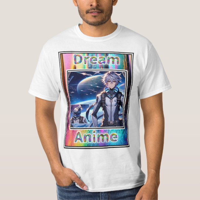 Zephyr Starwind Dream Anime T-Shirt (Devant)