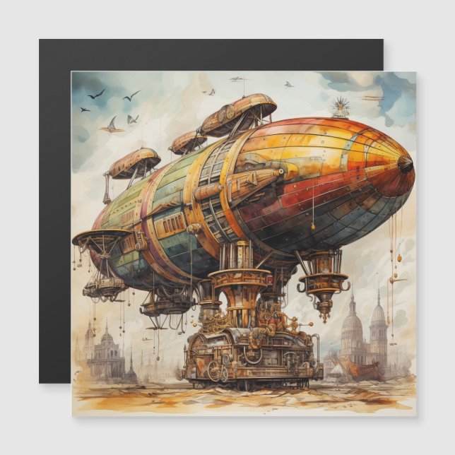 Zeppelin Steampunk vintage (1) (Devant / Derrière)