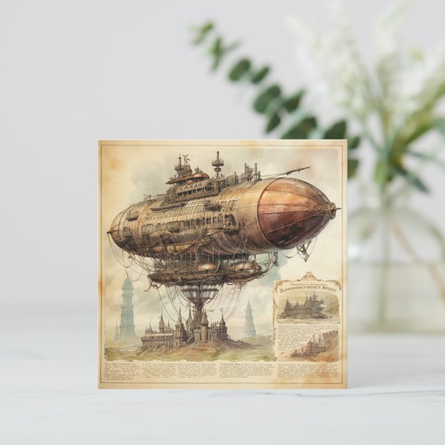 Zeppelin Steampunk vintage (10) (Debout devant)