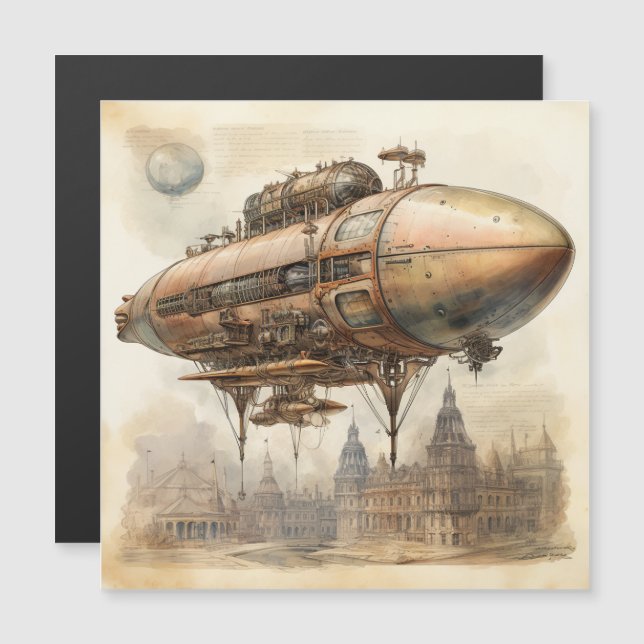 Zeppelin Steampunk vintage (12) (Devant / Derrière)