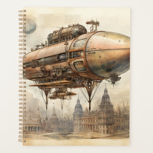 Zeppelin Steampunk vintage (12) (Devant)