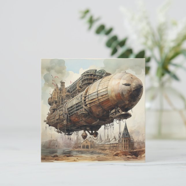 Zeppelin Steampunk vintage (2) (Debout devant)