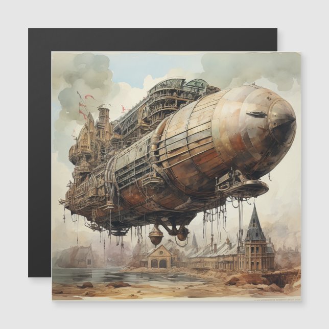Zeppelin Steampunk vintage (2) (Devant / Derrière)