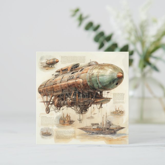 Zeppelin Steampunk vintage (4) (Debout devant)