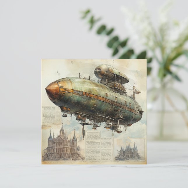 Zeppelin Steampunk vintage (7) (Debout devant)