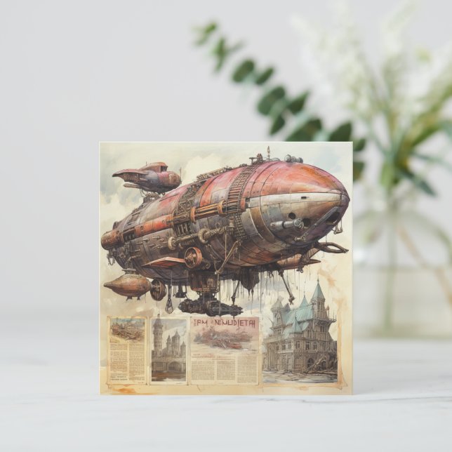 Zeppelin Steampunk vintage (9) (Debout devant)