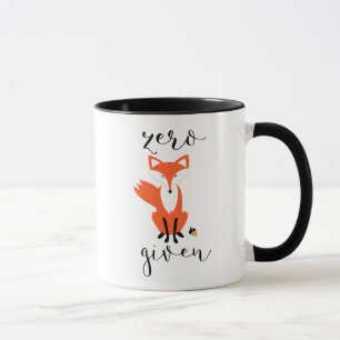 Zero Fox Donné Drôle Pun Mug