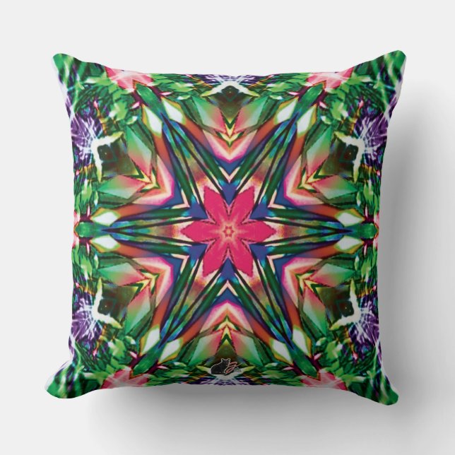 Zesty Kaleidoscope Coussin (Recto)