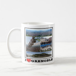 zFR132 GRENOBLE I Love, France, Mug de café