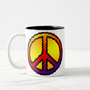 Zig Zag Peace Mug