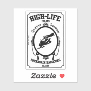 Zig Zag (Turnagain Hard Core) Die Cut Sticker