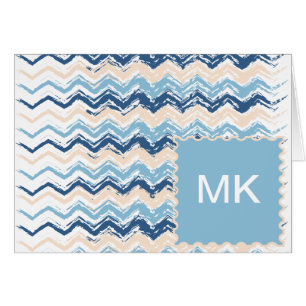 Zigzag de griffonnage de bord de la mer