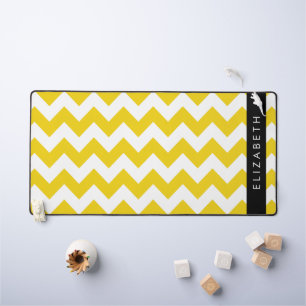 Zigzag Jaune, Chevron Jaune, Votre Nom