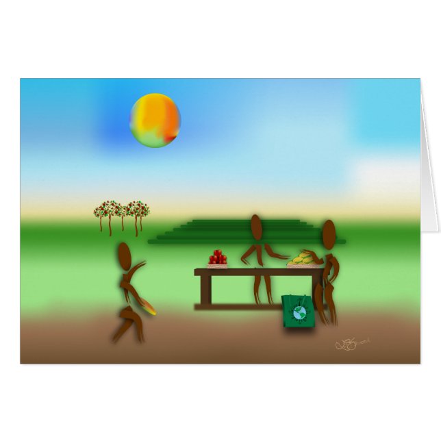 Zinglees ~ Marché des fermiers (Devant horizontal)