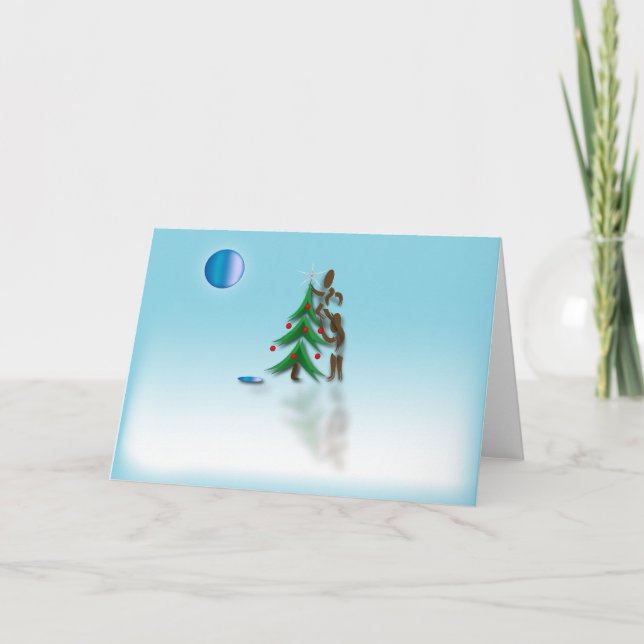 Zinglee's ~ Placez la carte Star Holiday Card (Devant)