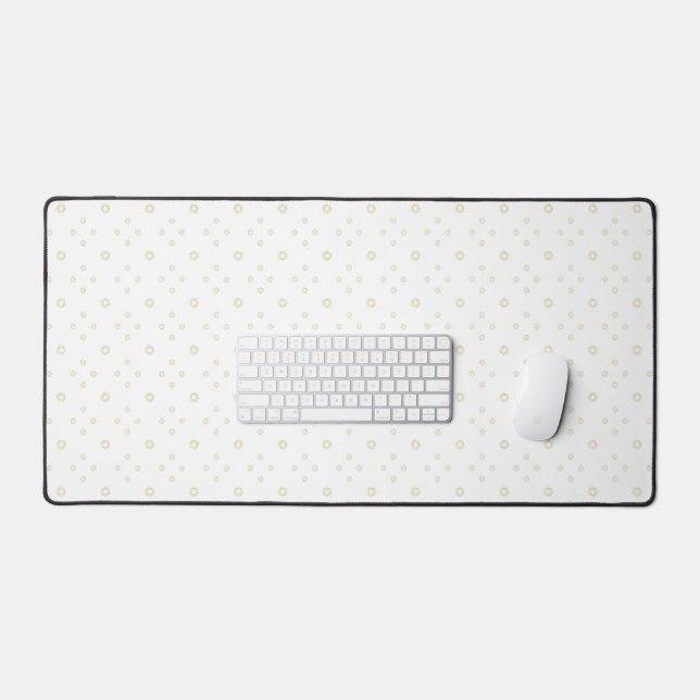 Zinnia Soleil Blanc | Or (Clavier et souris)