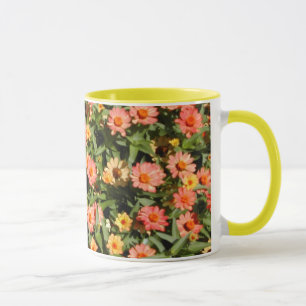 Zinnias Rose Mug