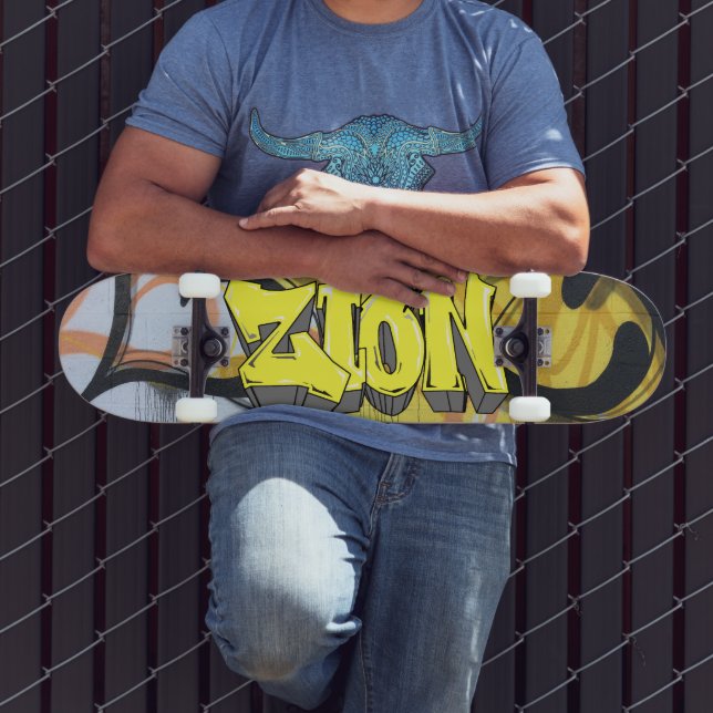 Zion Graffiti personnalisé skateboard (Extérieur 3)
