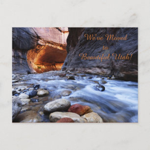 Zion Narrows, nouveau Faire-part d'adresse