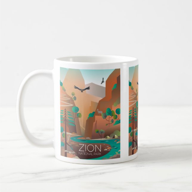 Zion National Park Mug (Gauche)