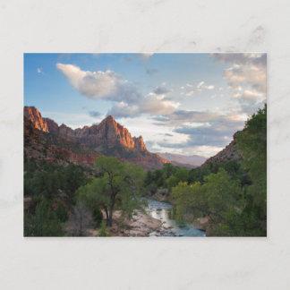 Zion NP - The Watchman at Zion carte postale