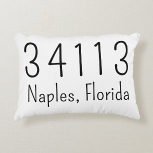 Zipcode Ville et Coussin Customisé par l'État
