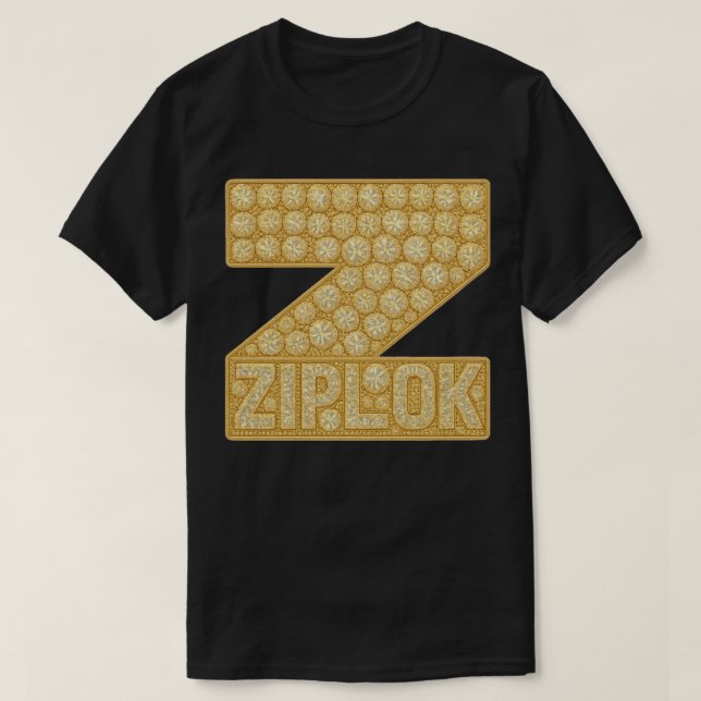 Ziplok - Gold Diamond Logo - T-Shirt (Design devant)