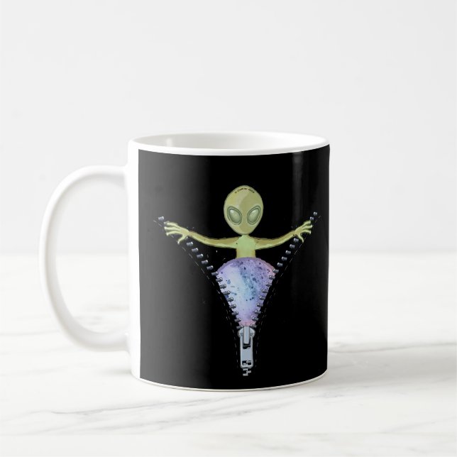 Zipper Alien mug (Gauche)