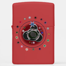 Zippo Étoiles plus légères Rouge