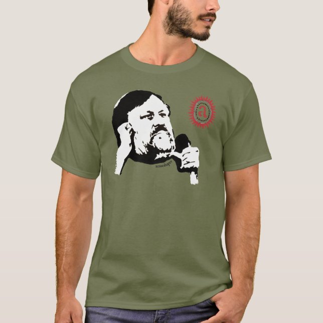 Zizek contemplant l'objet petit a : Le T-shirt (Devant)