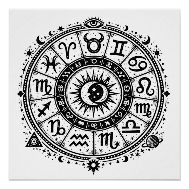 Zodiac Arcana — Les Douze Signes par BurnsInHell (Devant)