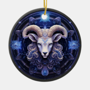 Zodiac Aries Astrologie Personnalisée Ornement