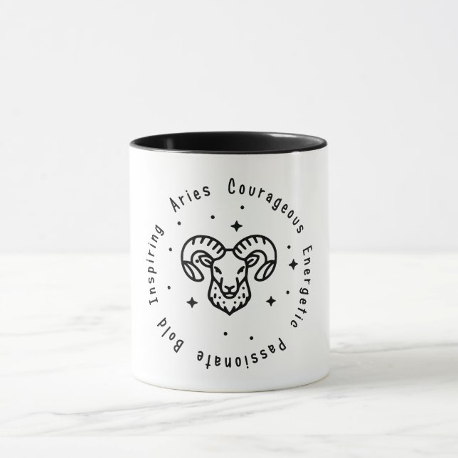 Zodiac Aries Mug (Centre)