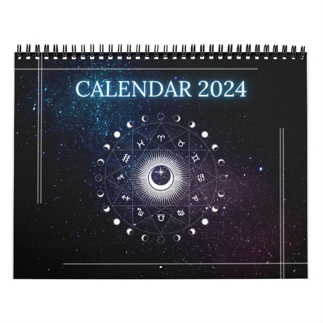 Zodiac Calander 2024 Calendrier Astrologie (Protection)