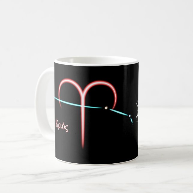 Zodiac Constellation Bélier Café Mug (Devant gauche)