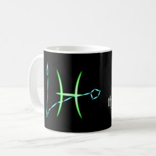 Zodiac Constellation Pisse La Mug De Café