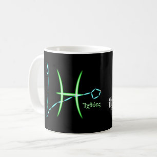 Zodiac Constellation Pisse La Mug De Café