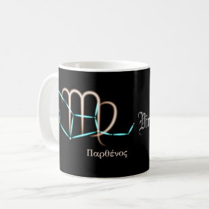 Zodiac Constellation Virgo café Mug
