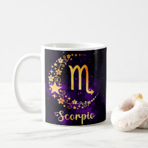 Zodiac Horoscope Scorpio Design Café Mug Cup