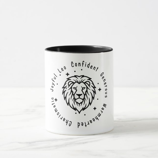 Zodiac Leo Mug (Centre)