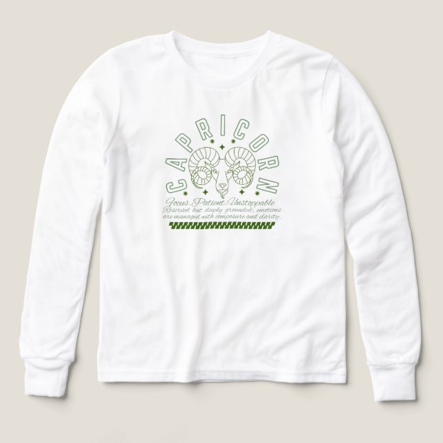 Zodiac sign-CAPRICORN born (Motif recto)