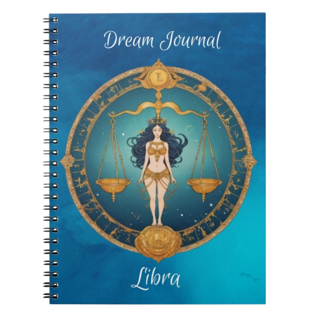 Zodiac Sign Libra Dream Journal Carnet (Devant)