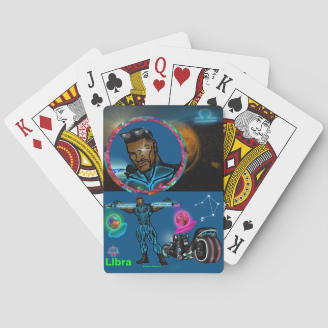 Zodiac Univers - Balance - Cartes à jouer classiqu (dos)