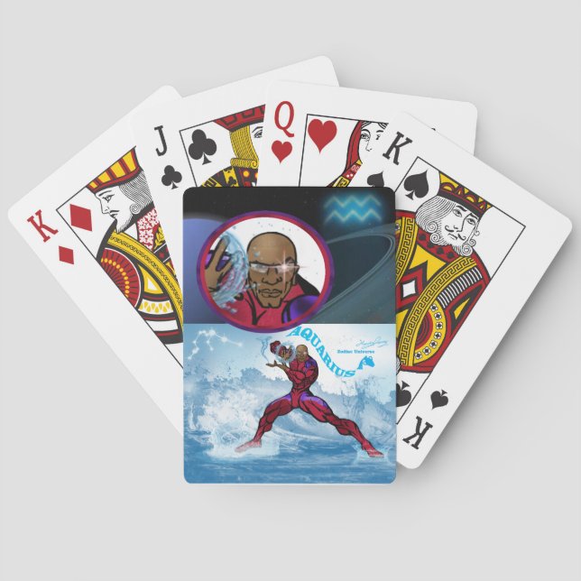 Zodiac Universe - Aquarius - Cartes de Jeu Classiq (dos)