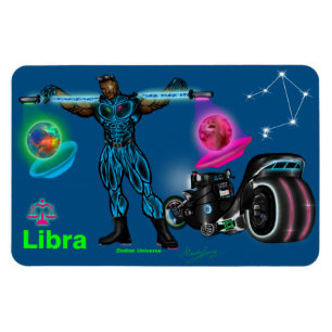 Zodiac Universe - Libra Magnet